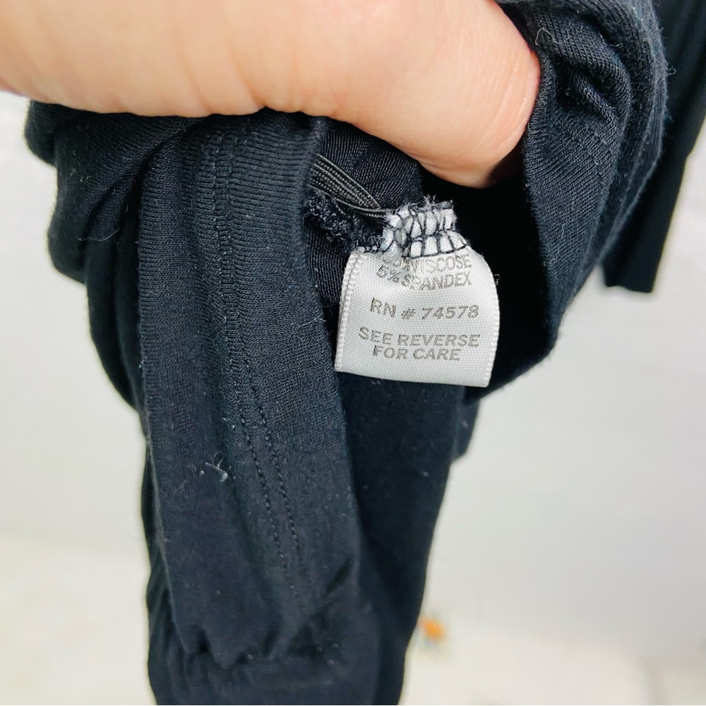 Cache Black Stretch Keyhole Back Long Sleeve Mini… - image 8